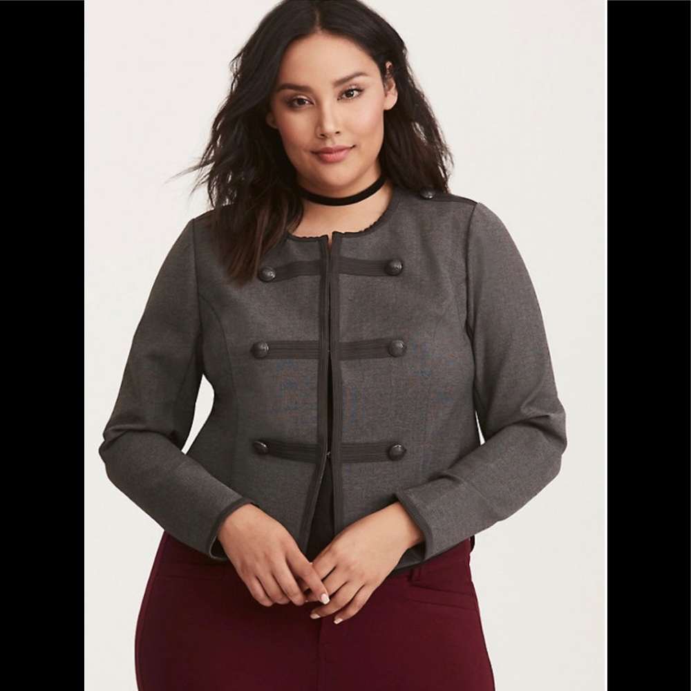 Torrid FITTED MILITARY JACKET